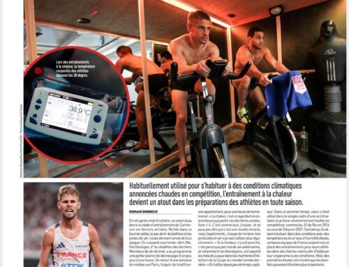L’entraînement dans la chaleur – Article dans l’Équipe